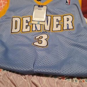 Nwt! Denver nuggets iverson jersey